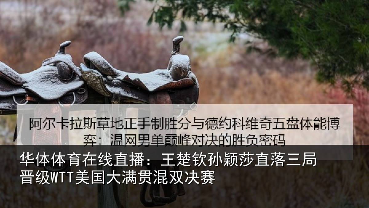 华体体育在线直播：王楚钦孙颖莎直落三局晋级WTT美国大满贯混双决赛